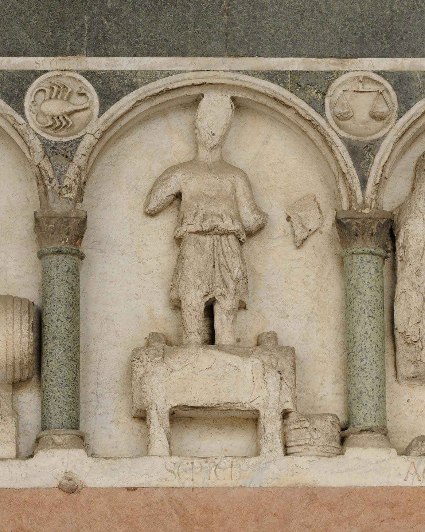 Zyklus der Monate: September. Foto: Museumskomplex des Doms von Lucca