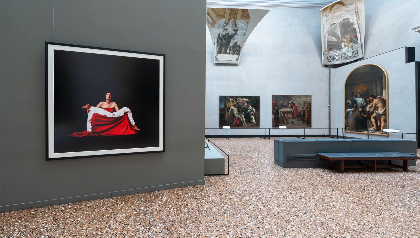 Pieta (mit Ulay) von Marina Abramović in der Gallerie dell'Accademia in Venedig. Foto: Matteo De Fina