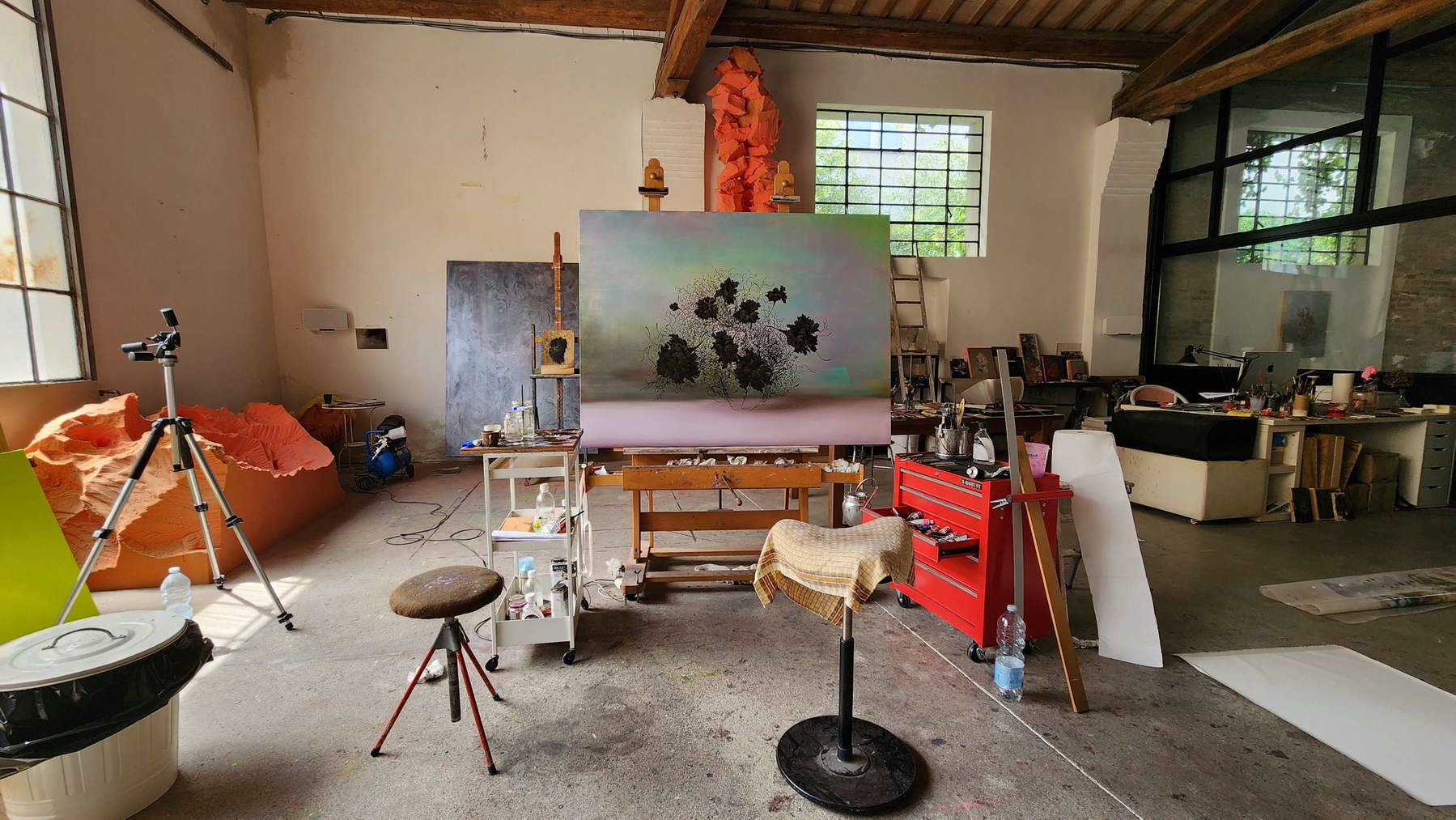 Atelier von Enrico Minguzzi. Foto: Federico Giannini