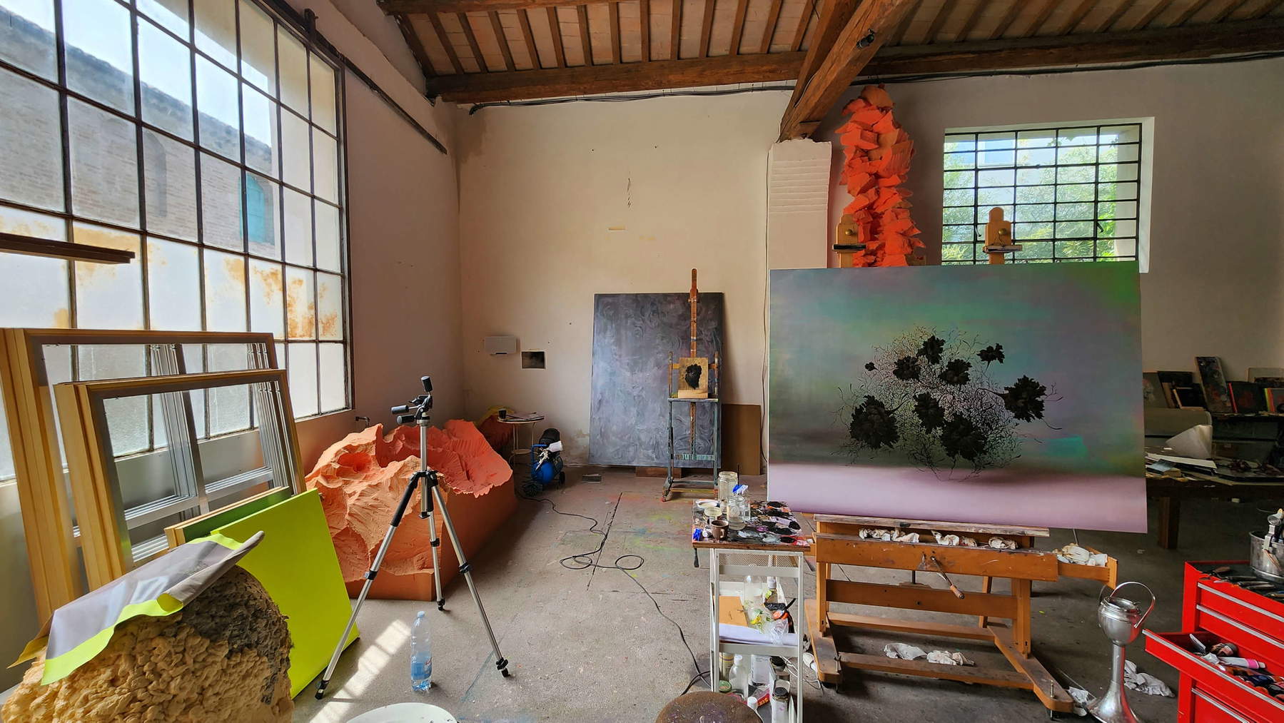Atelier von Enrico Minguzzi. Foto: Federico Giannini