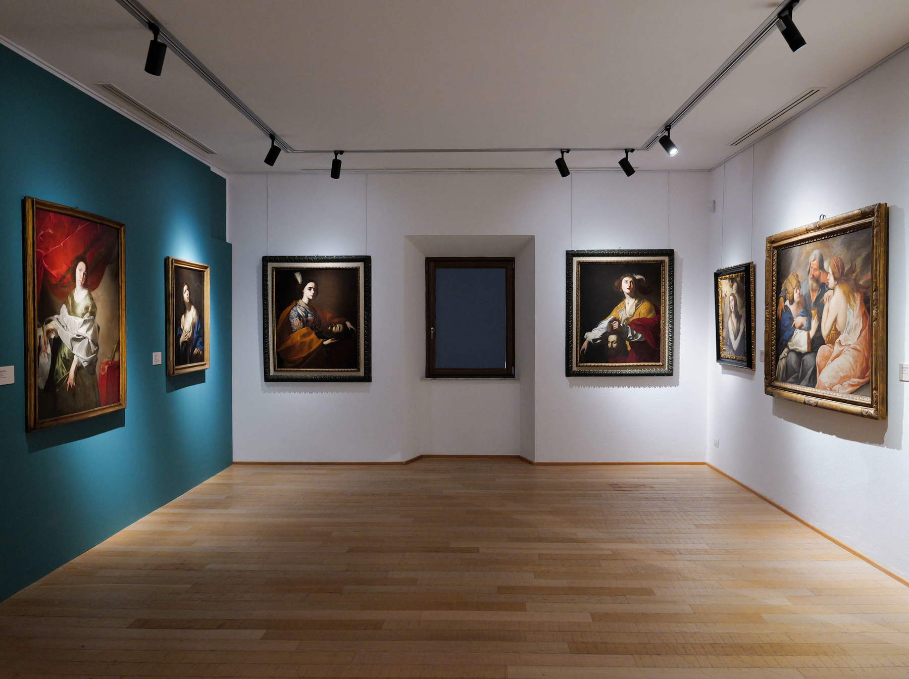 Exhibition displays for “Painting in Naples after Caravaggio: The 17th Century in the De Vito Foundation Collection.” Photo: Barbara Cardini