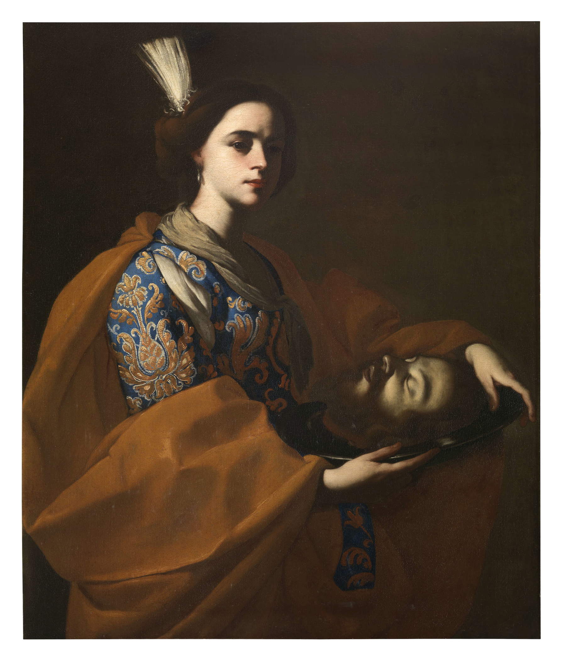Massimo Stanzione and his workshop, Salome with the Head of John the Baptist (c. 1645; oil on canvas, 107 x 87 cm; Vaglia, De Vito Foundation, inv. 9)