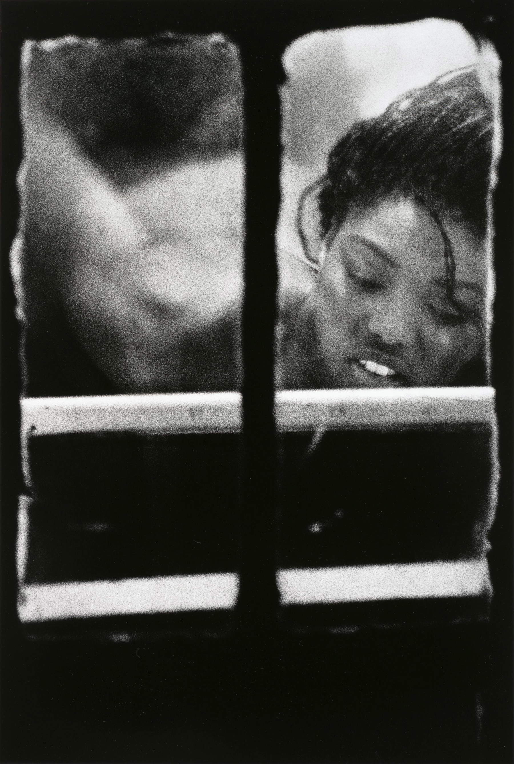 Merry Alpern, Dirty Windows #16 (1994; silver gelatin print, 45.5 x 30.5 cm; San Francisco, San Francisco Museum of Modern Art)