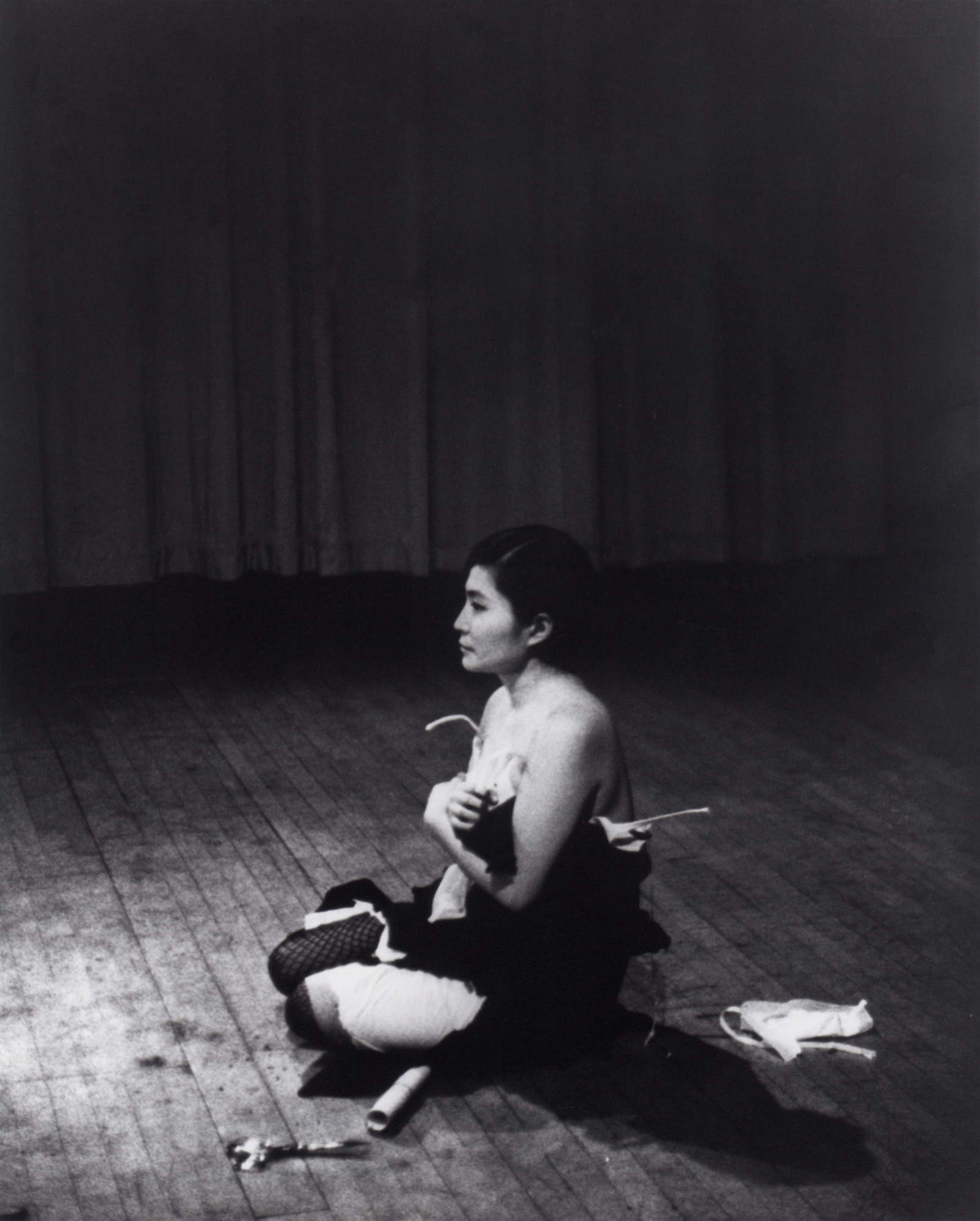Yoko Ono, *Cut Piece* (1964; performance)