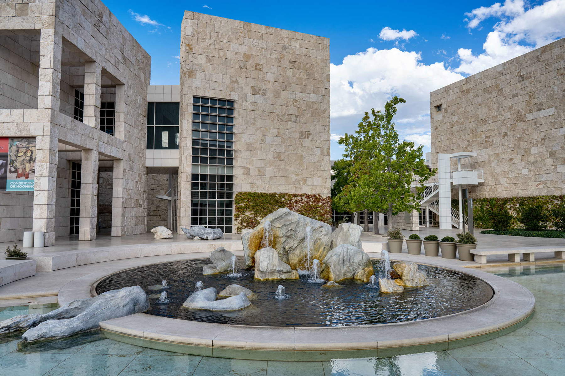 Getty Center, esterni. Foto: Cassia Davis &copy; 2022 J. Paul Getty Trust