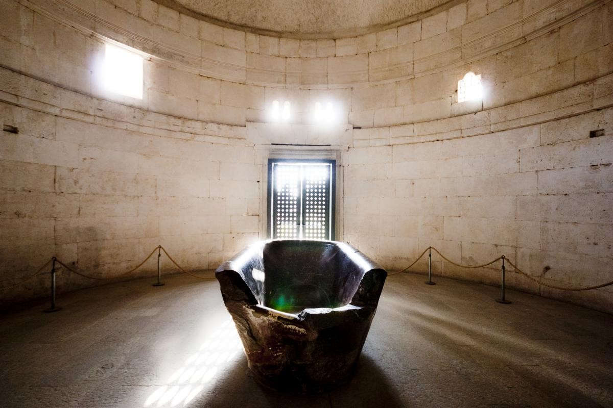 Interno del Mausoleo di Teodorico. Foto: Ministero della Cultura / Direzione Regionale Musei Nazionali Emilia Romagna