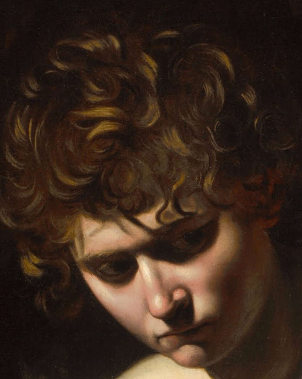 Kansas City, Nelson-Atkins-Museum, Detailansicht des Kopfes des Heiligen Johannes des Täufers, 1602–1603