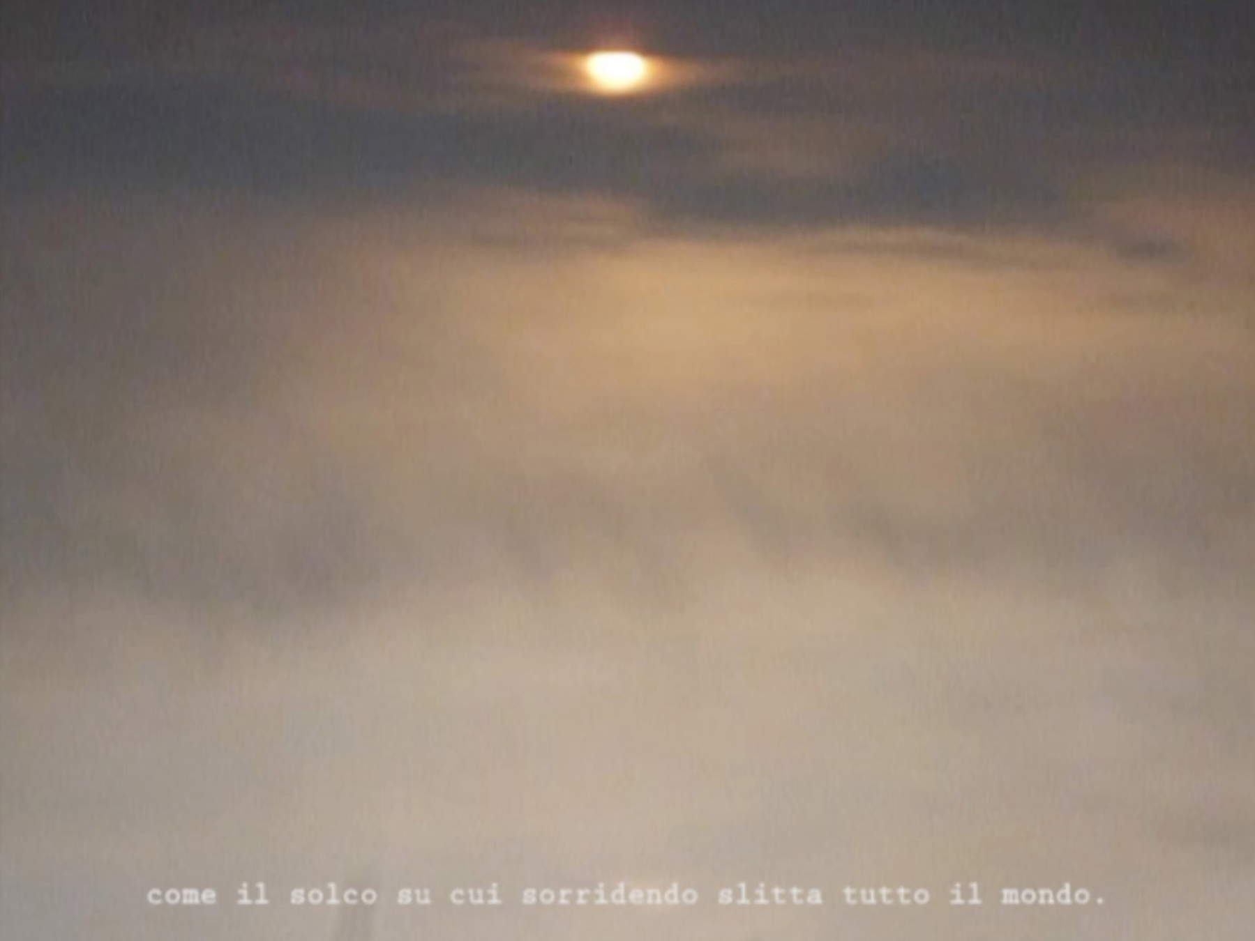 Sofia Bersanelli, „Di quando cosa che &egrave; felice, cade“, Standbild aus einem Video (2019; Video, Farbe, 13&rsquo;33)