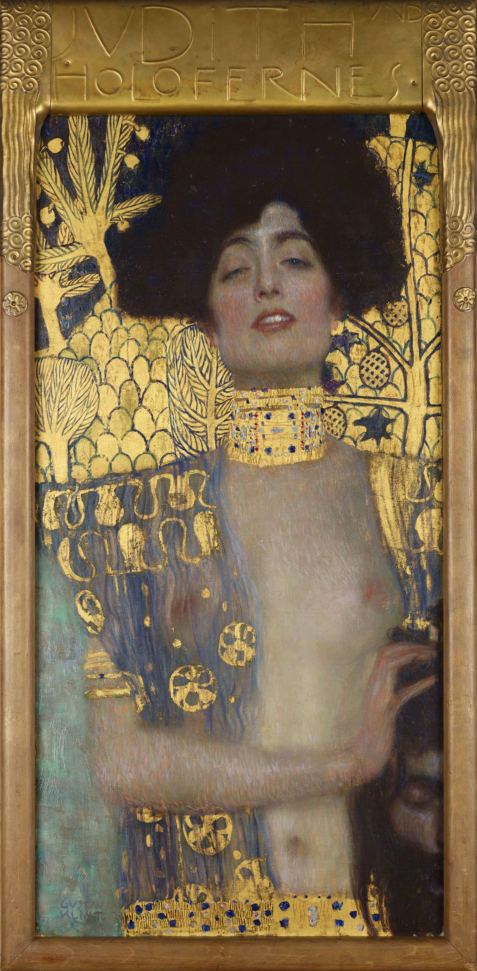 Gustav Klimt, Judith I (1901; Öl und Gold auf Leinwand, 84 x 42 cm; Wien, Galerie Belvedere)