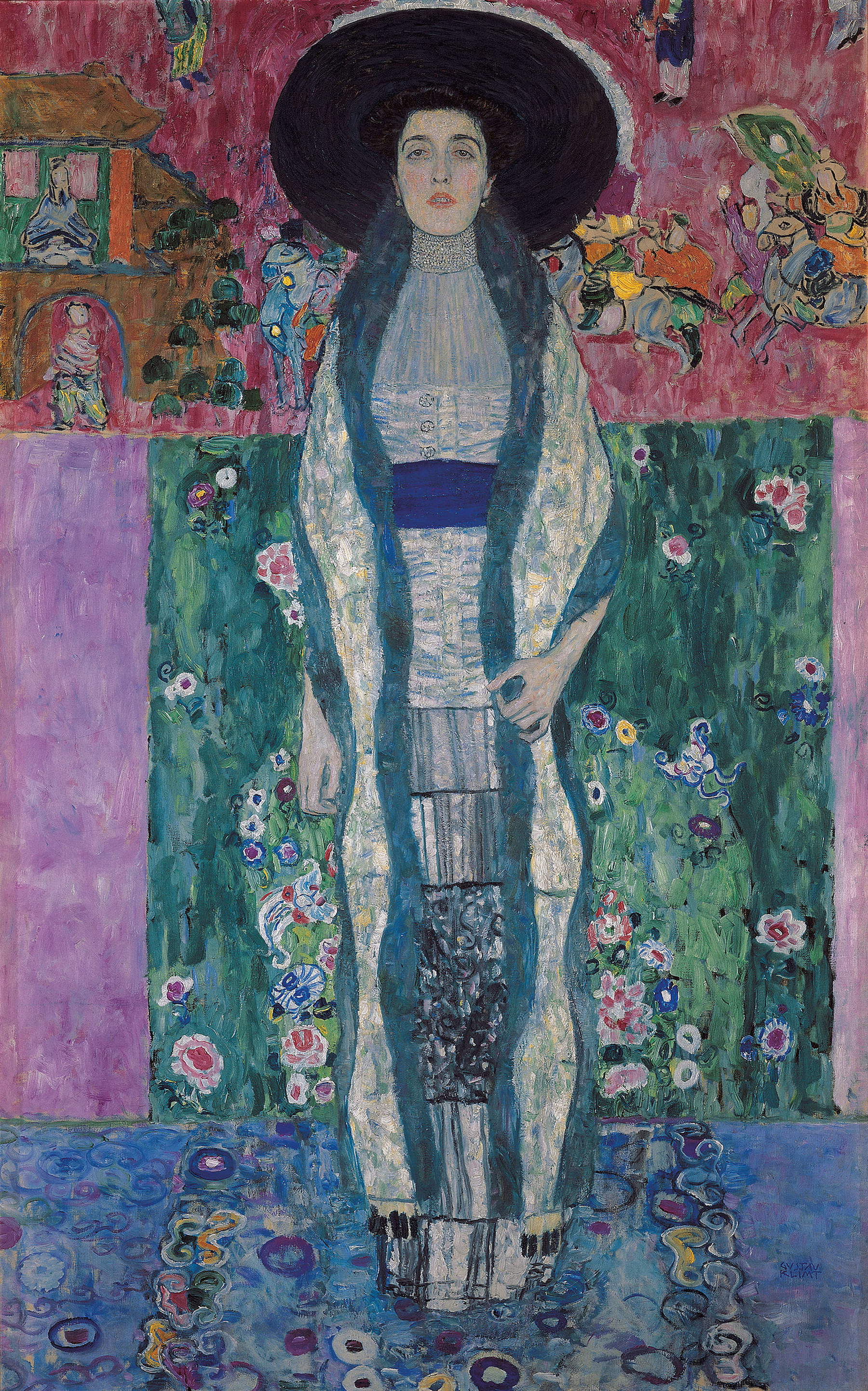 Gustav Klimt, Porträt von Adele Bloch-Bauer II (1912; Öl auf Leinwand, 190 x 120 cm; Privatsammlung)