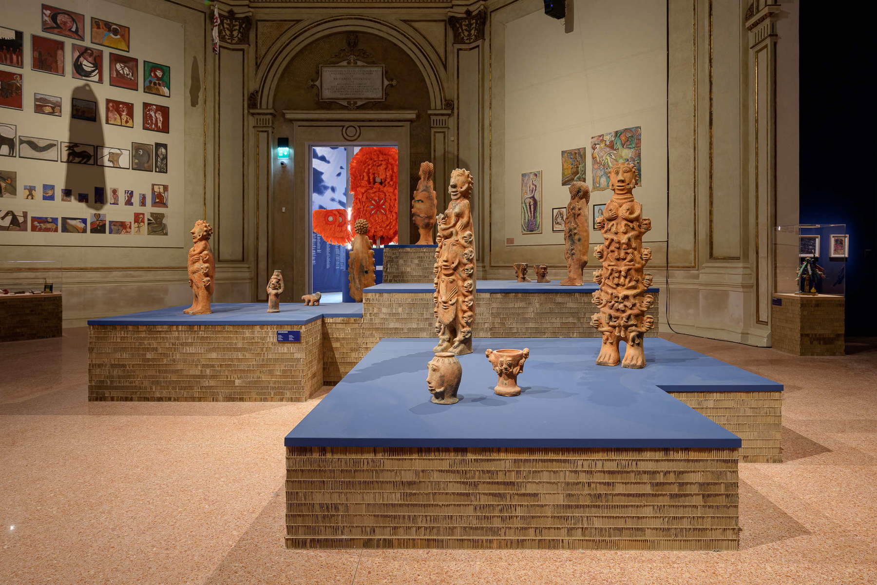 Works by Seyni Awa Camara. Photo: Andrea Avezz&ugrave;