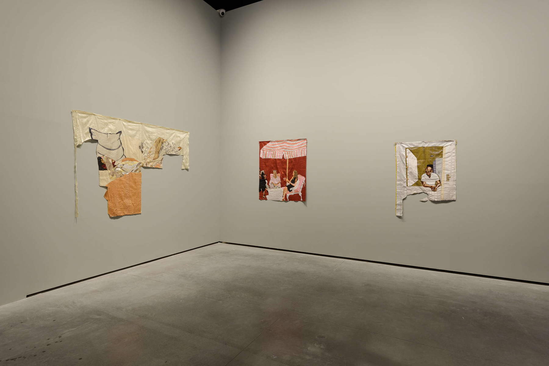 Works by Billie Zangewa. Photo: Andrea Avezz&ugrave;