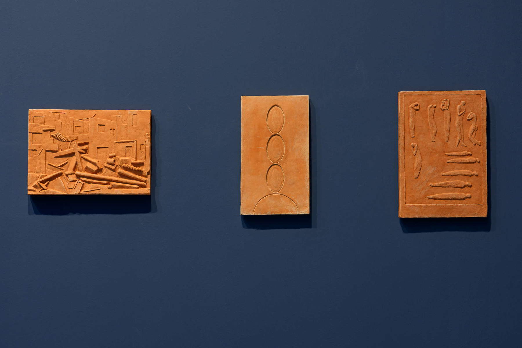 Works by Philip Aguirre y Otegui. Photo: Andrea Avezz&ugrave;