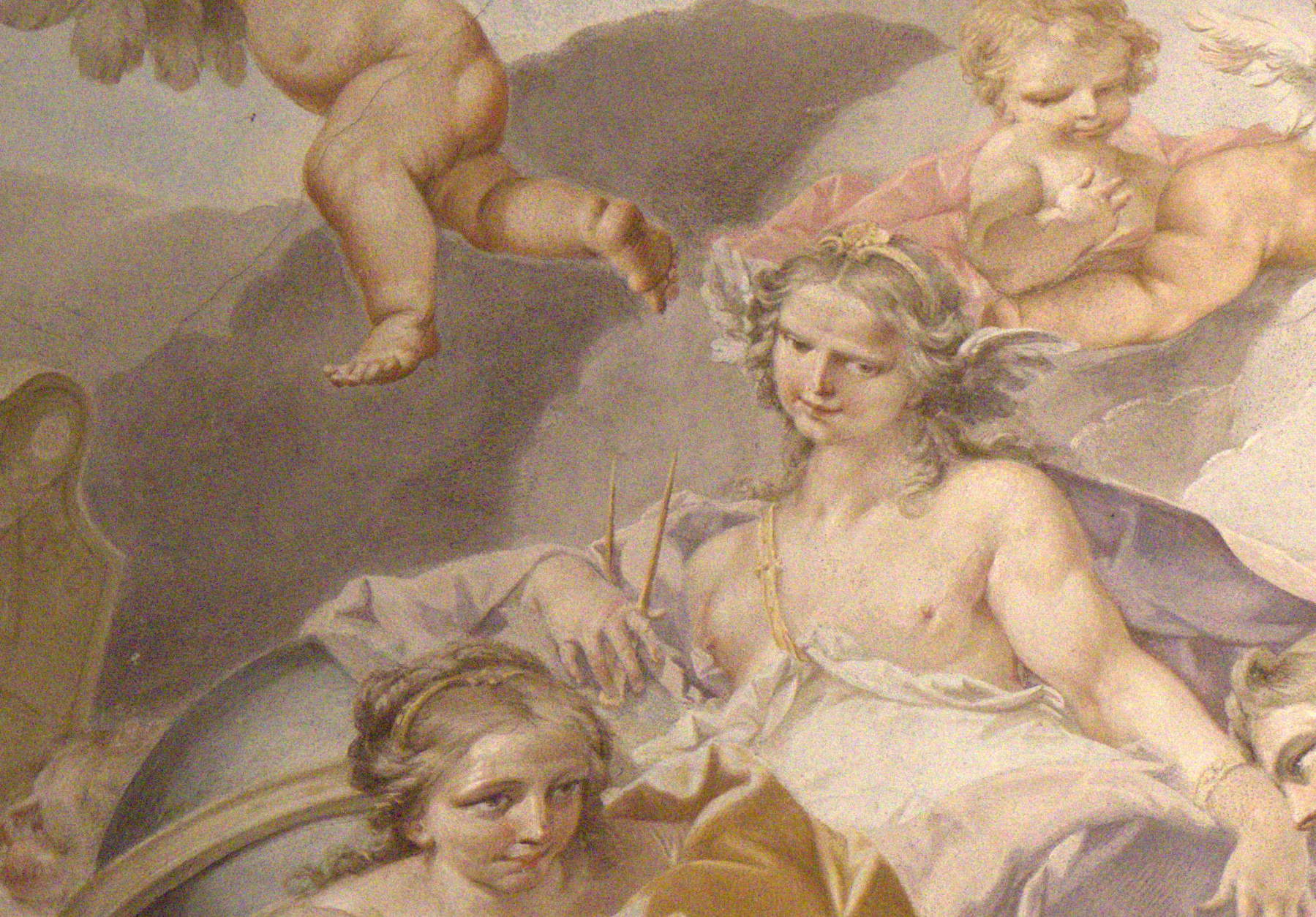Sebastiano Galeotti, Trionfo delle Arti Nobili, allegoria della Matematica