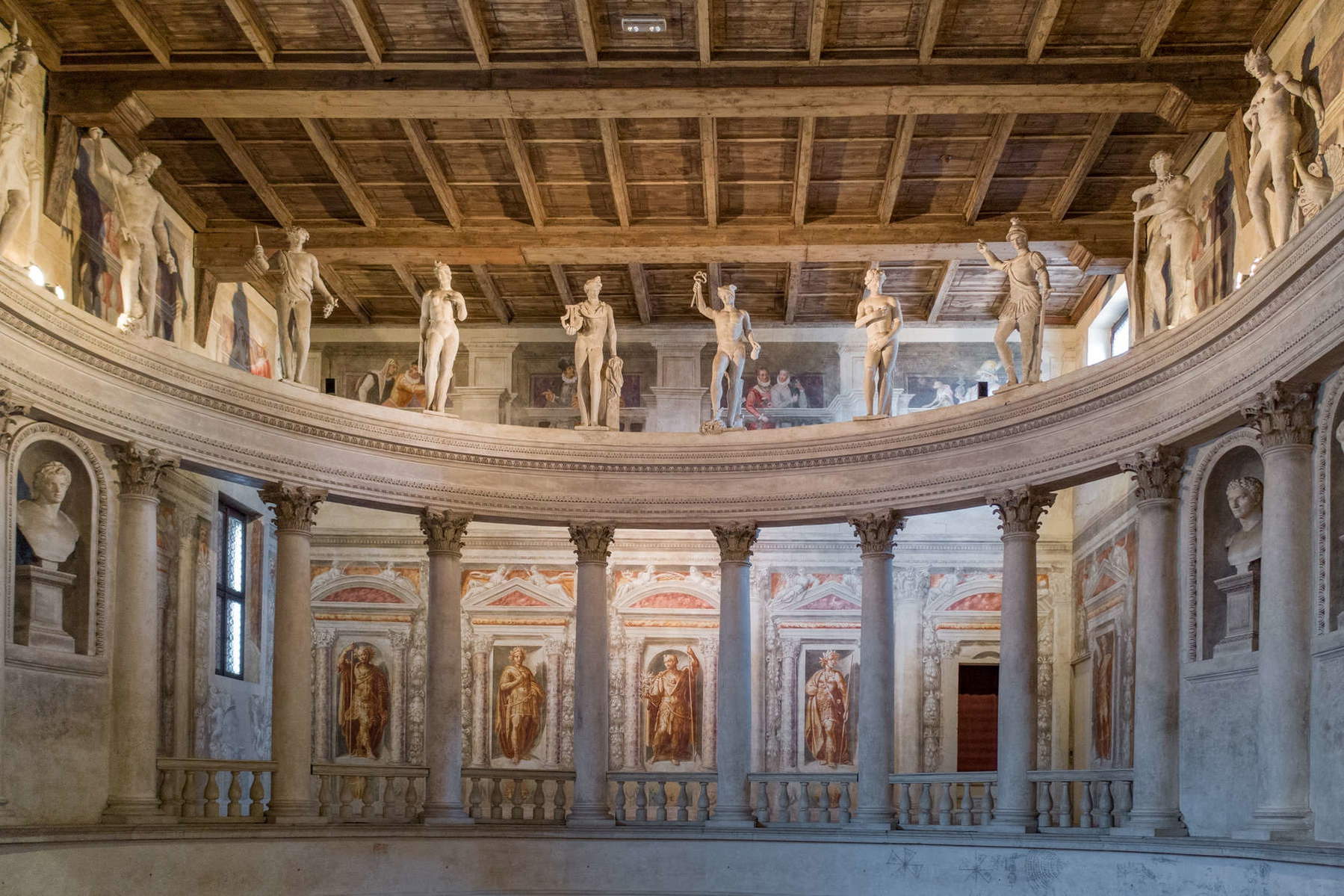 Teatro all'Antica di Sabbioneta (1588-1590). Foto: Comune di Sabbioneta