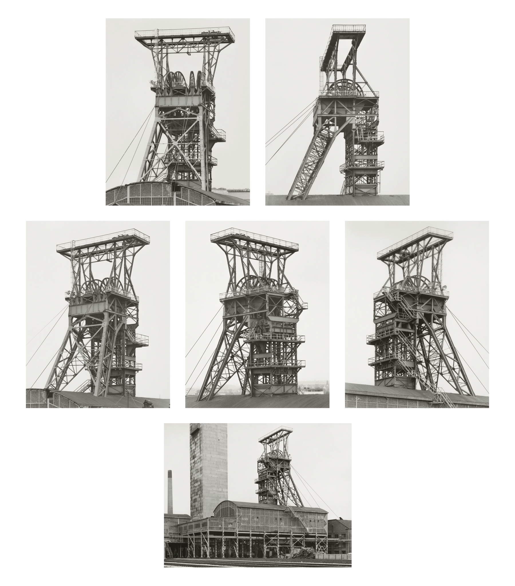 Bernd &amp; Hilla Becher, Förderturm, Schacht 2 (1982&ndash;1985; Silbersalzdruck) &copy; Nachlass Bernd &amp; Hilla Becher, vertreten durch Max Becher. Mit freundlicher Genehmigung von Die Photographische Sammlung/SK Stiftung Kultur &ndash; Bernd &amp; Hilla Becher Archiv, Köln