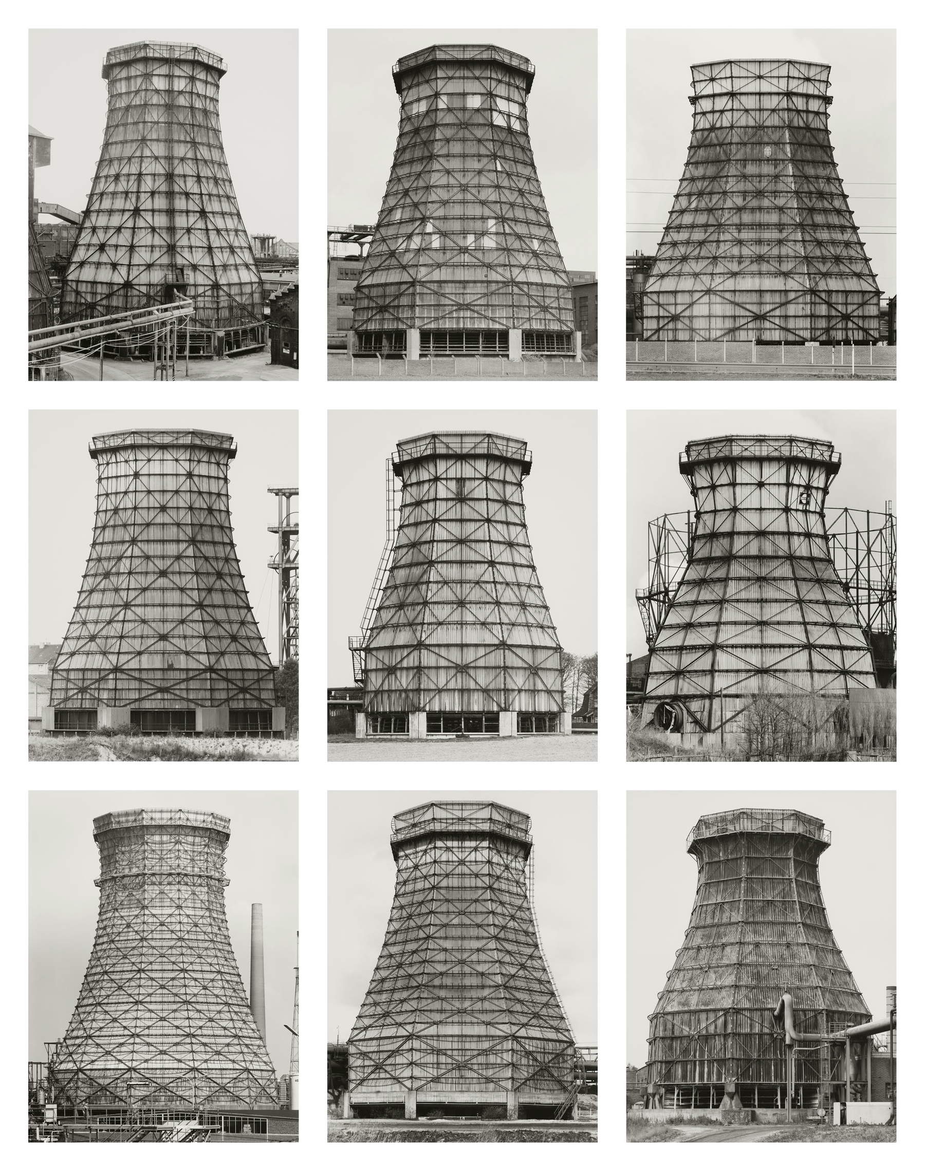Bernd &amp; Hilla Becher, Kühltürme in Deutschland (1965&ndash;1993; Silbersalzabzüge) &copy; Nachlass Bernd &amp; Hilla Becher, vertreten durch Max Becher. Mit freundlicher Genehmigung von Die Photographische Sammlung/SK Stiftung Kultur &ndash; Bernd &amp; Hilla Becher Archiv, Köln