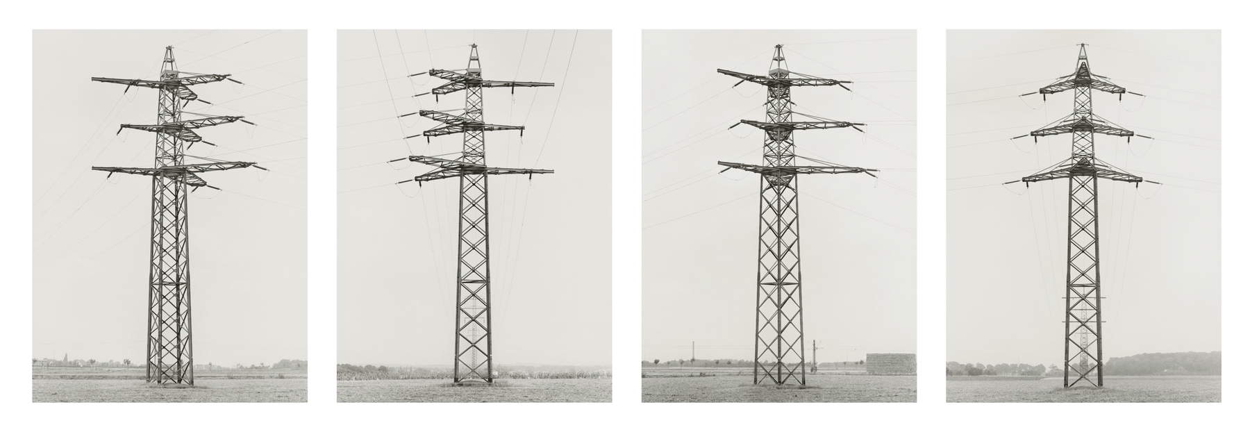 Bernd &amp; Hilla Becher, Hochspannungsmasten, D&uuml;sseldorf, Deutschland (1969; Silbergelatineabzug) &copy; Nachlass Bernd &amp; Hilla Becher, vertreten durch Max Becher. Mit freundlicher Genehmigung von Die Photographische Sammlung/SK Stiftung Kultur &ndash; Bernd &amp; Hilla Becher Archiv, Köln