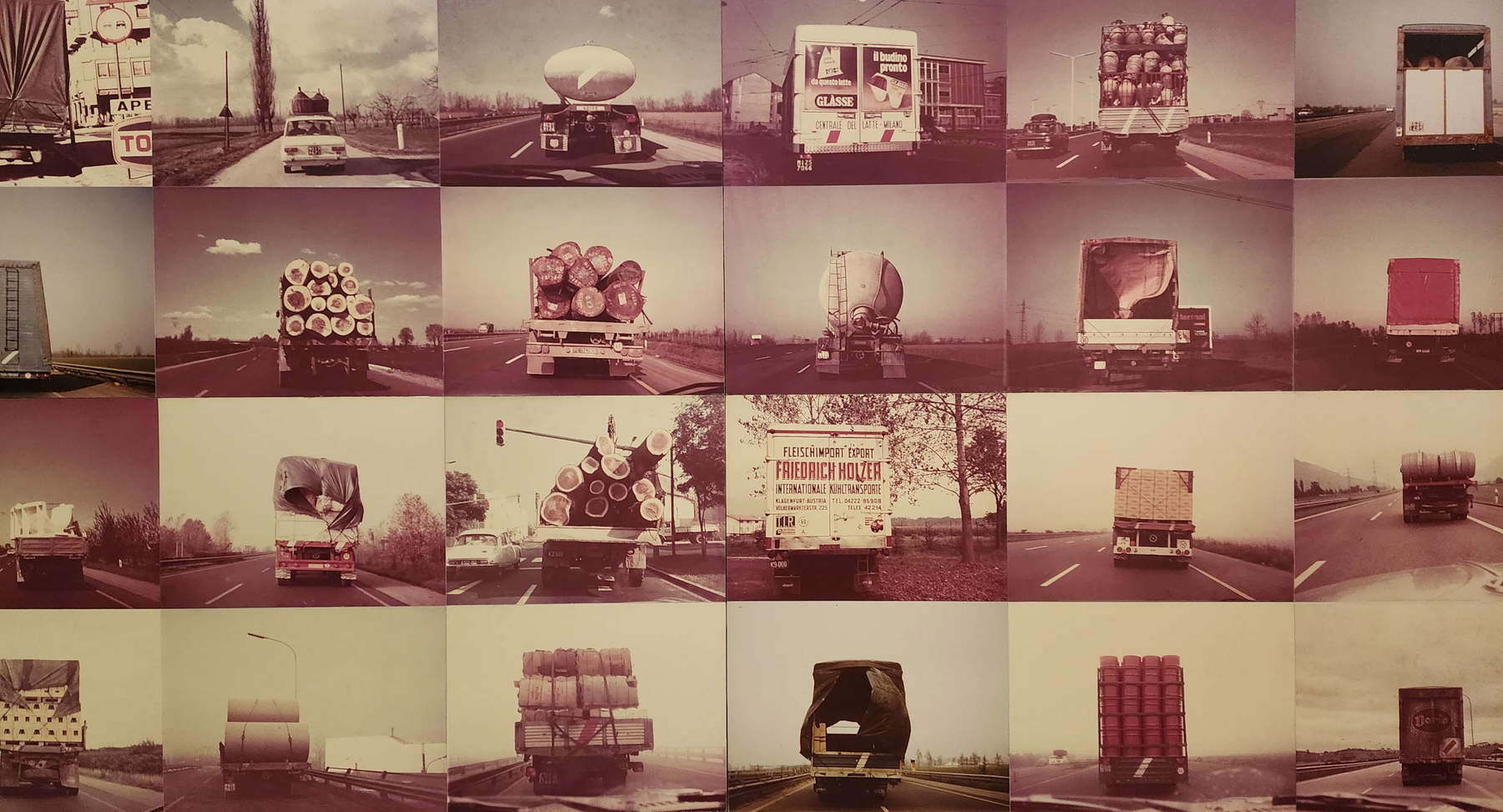 Franco Vaccari, 700 km d'exposition (1972). Photo : Federico Giannini