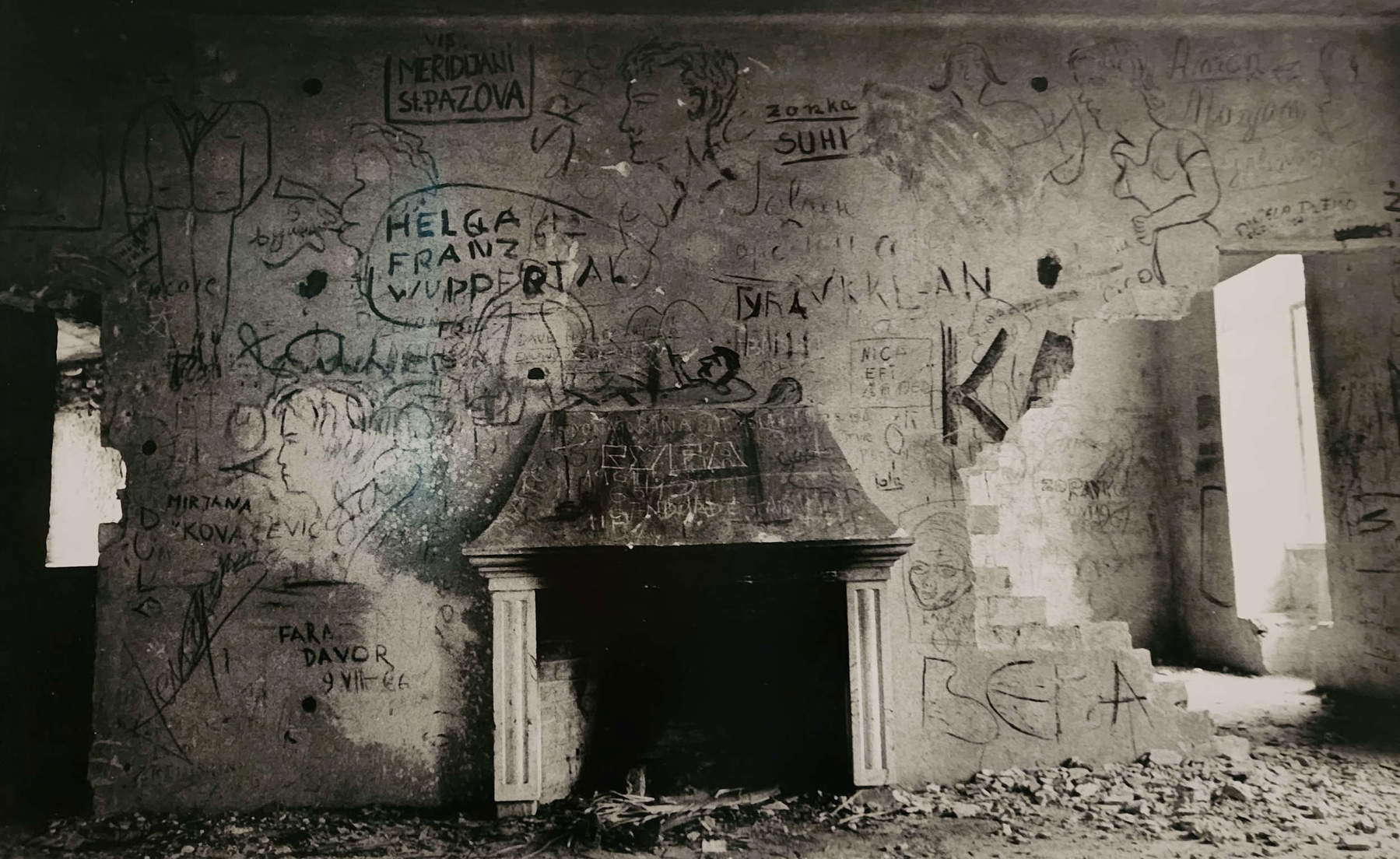 Franco Vaccari, « Nei sotterranei » (1966-1967). Photo : Federico Giannini