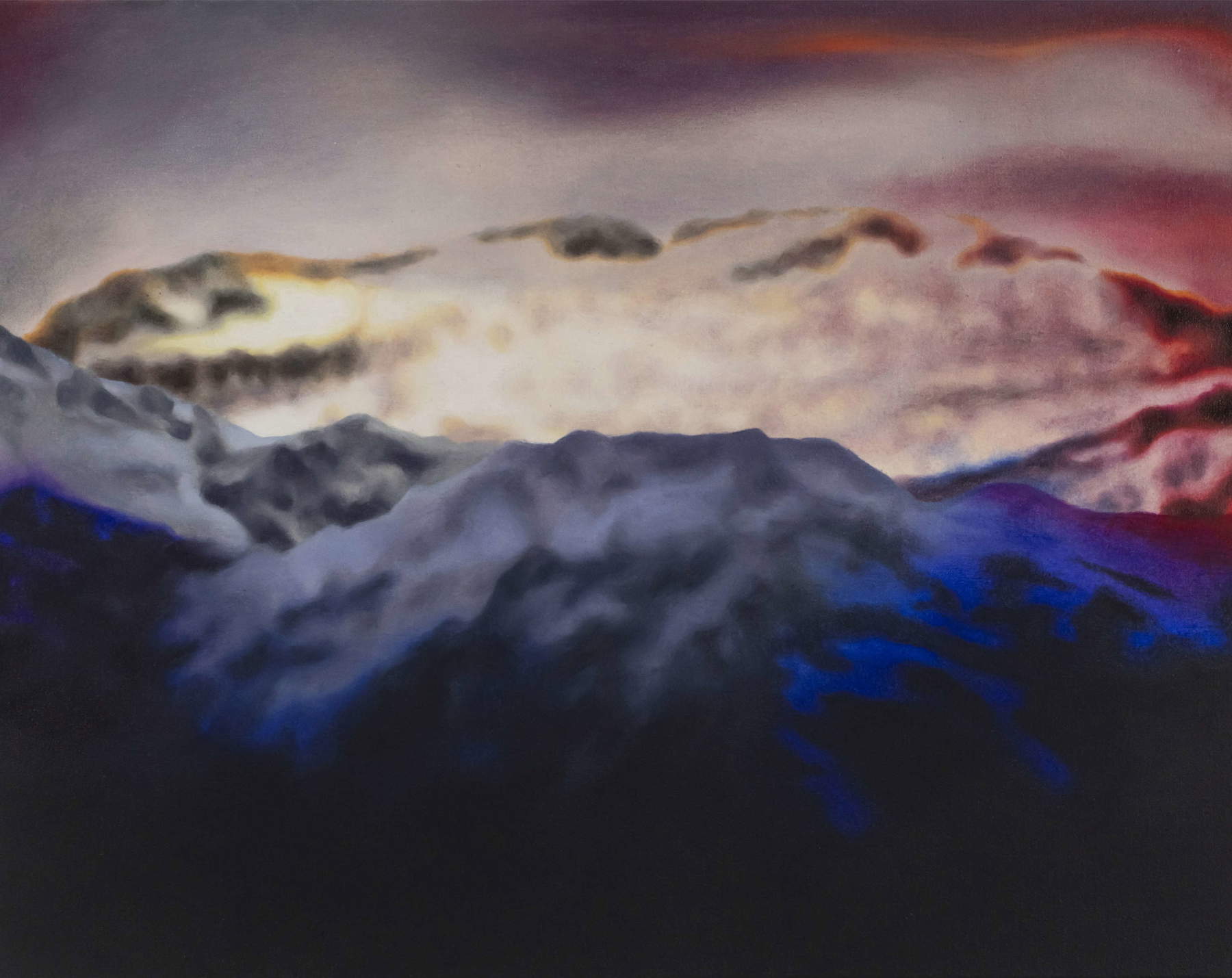 Lena Keller, Gloria (2024; óleo sobre lienzo, 65 x 50 cm)