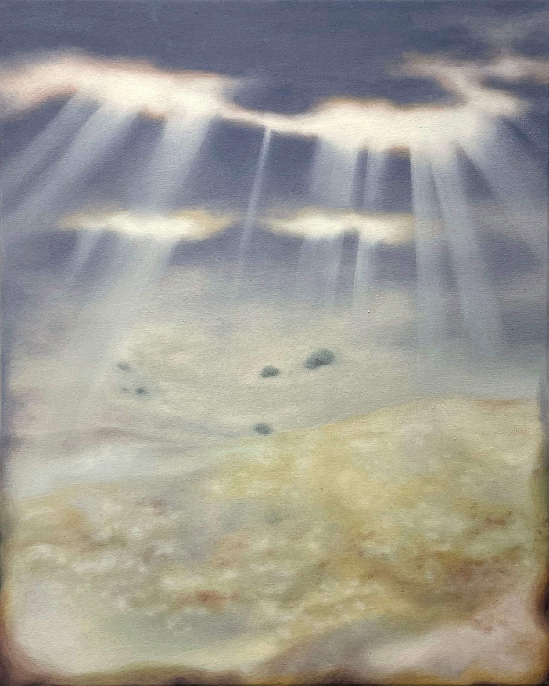 Lena Keller, Light Fidelity (2024; óleo sobre lienzo, 50 x 40 cm)