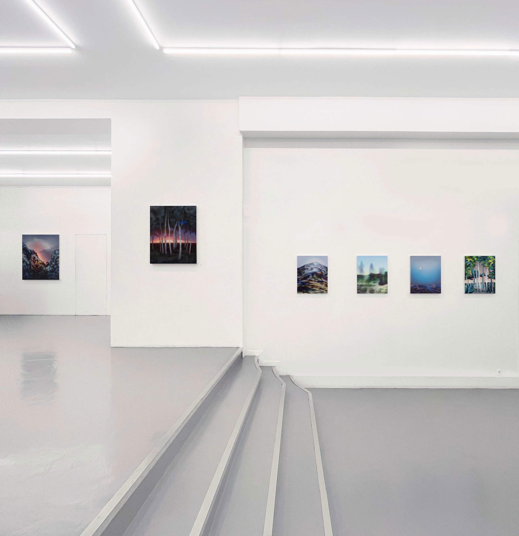 Obra de Lena Keller en la exposición conjunta (con Magali Cazo) «R&eacute;miniscences» (2024), París, Galerie Bayasli