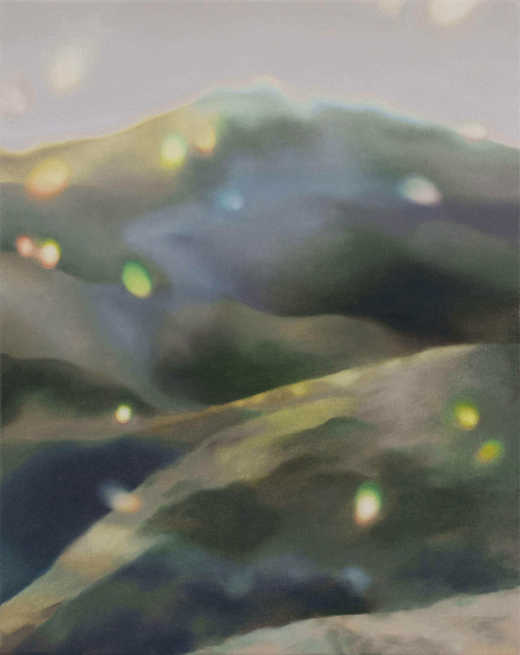 Lena Keller, Portal (2024; óleo sobre lienzo, 50 x 40 cm)