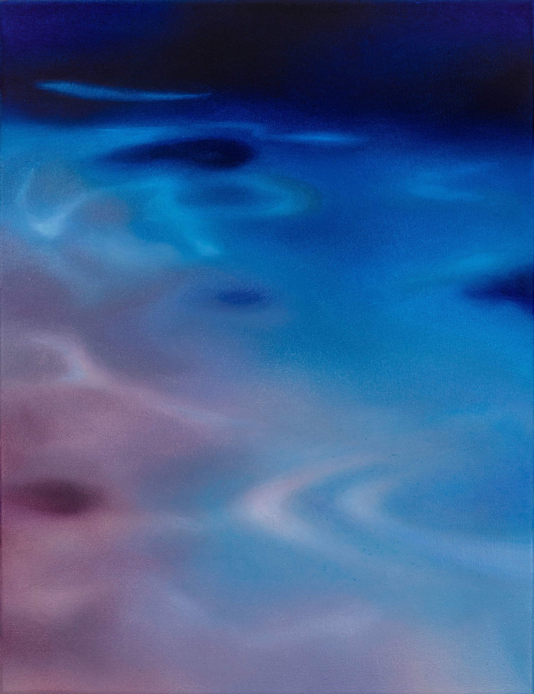 Lena Keller, Shallow (2023; óleo sobre lienzo, 50 x 40 cm)
