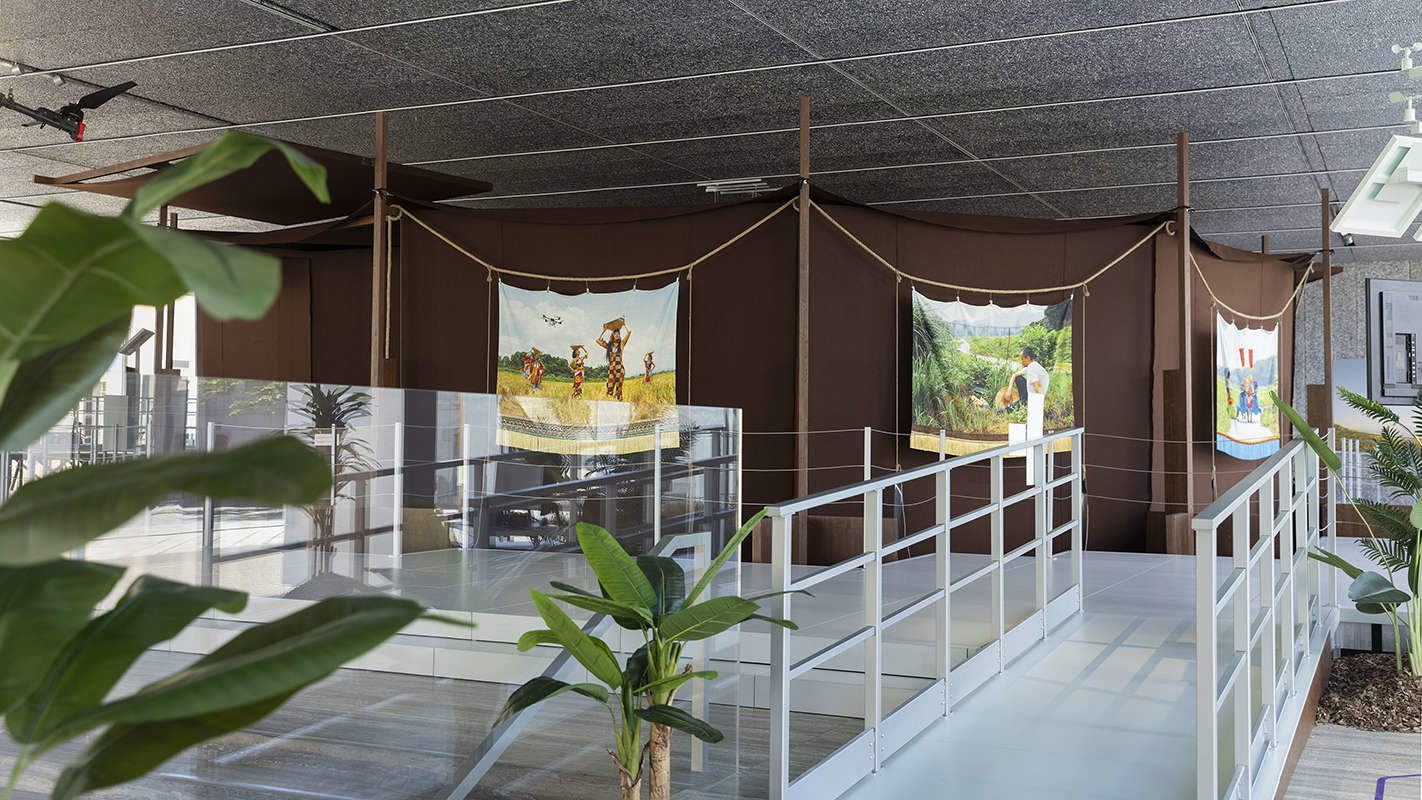 Exhibition installations for 