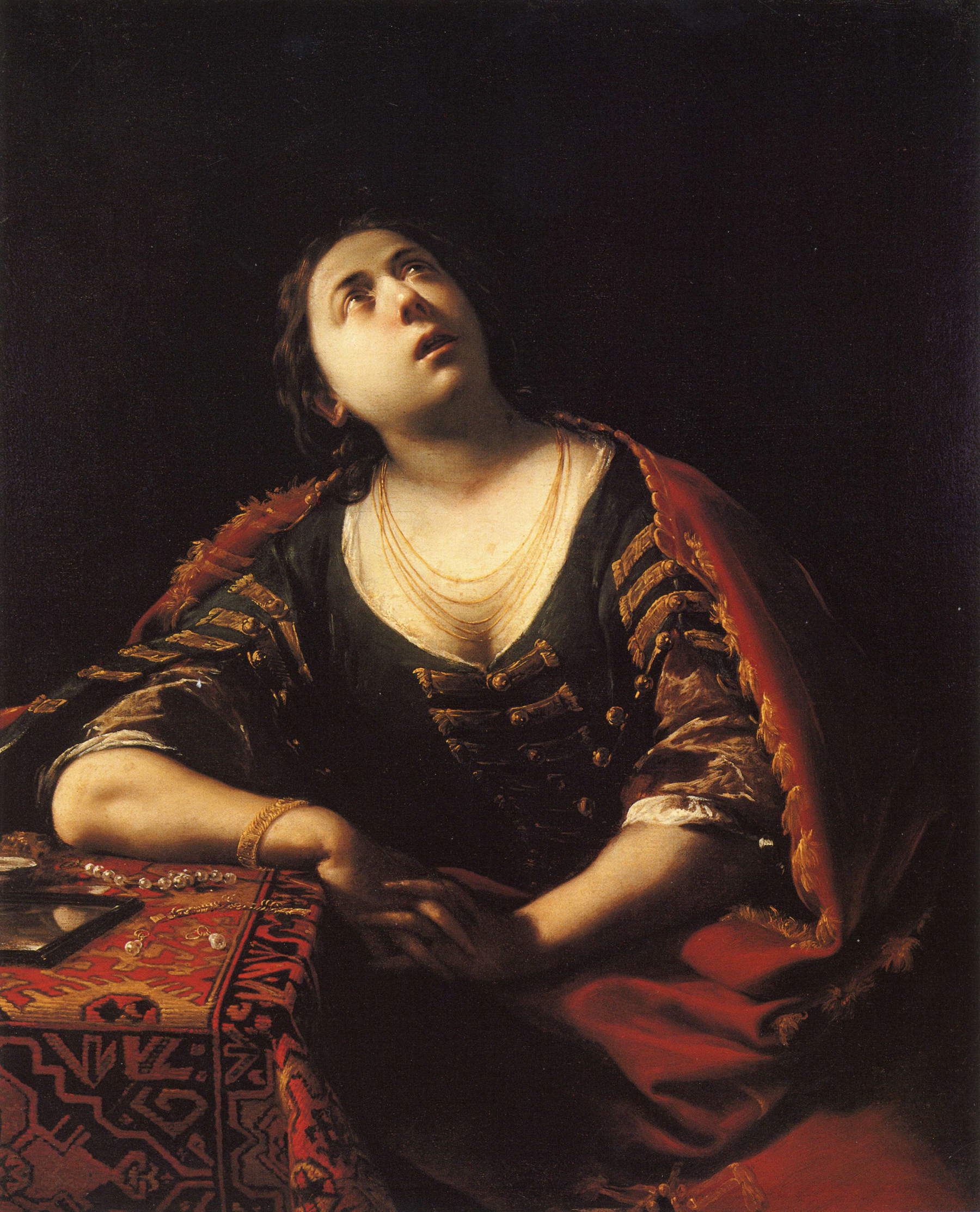 Francesco Cairo, Magdalena (um 1635; Öl auf Leinwand; Sammlung der Erben von Luchino Visconti)