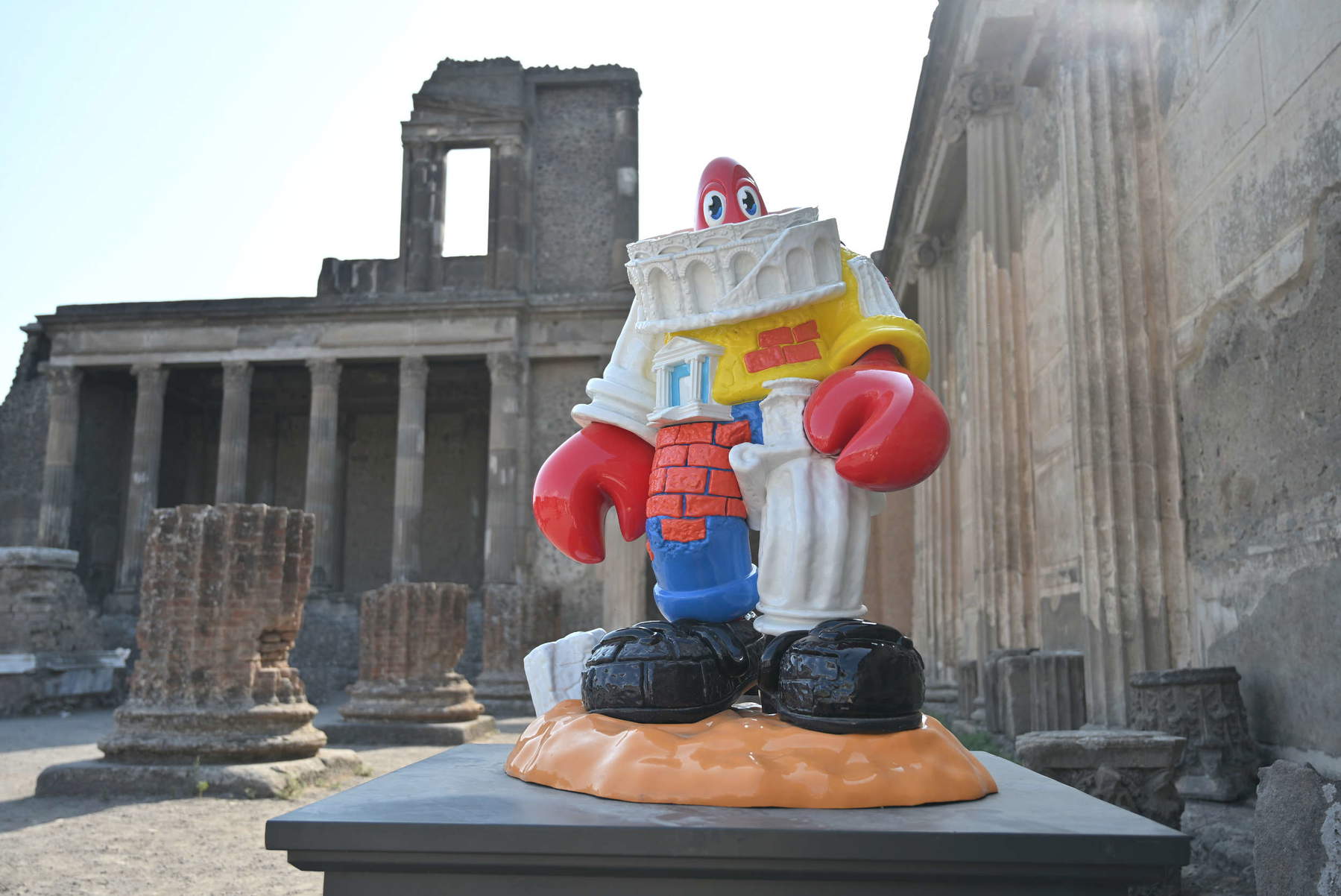 Philip Colbert in Pompeji. Foto: Valentina Sensi