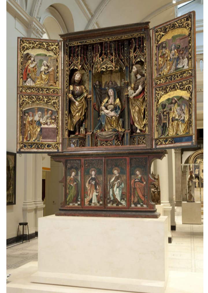 Flugel Altar in origine nella chiesa di Santa Maria Nascente a Pieve di Cadore