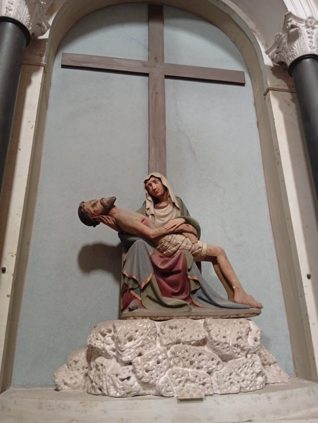 Vesperbild nella chiesa arcidiaconale di Pieve di Cadore