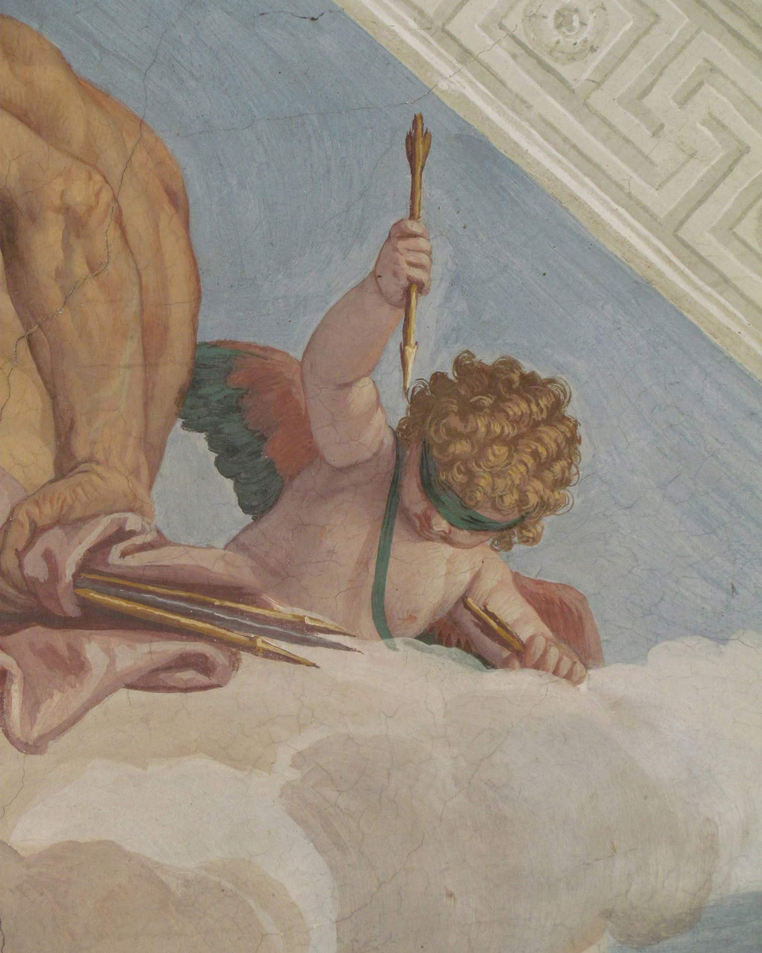 Paolo Veronese, « La voûte avec les dieux de l'Olympe », détail