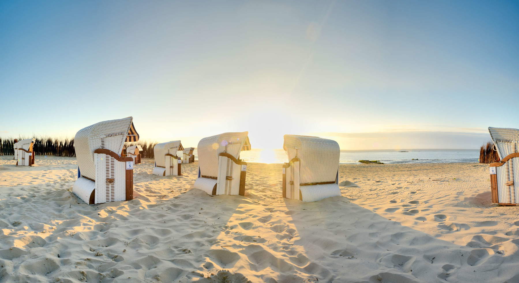 Plage de Cuxhaven, mer du Nord. Photo : Office national allemand du tourisme / Francesco Carovillano