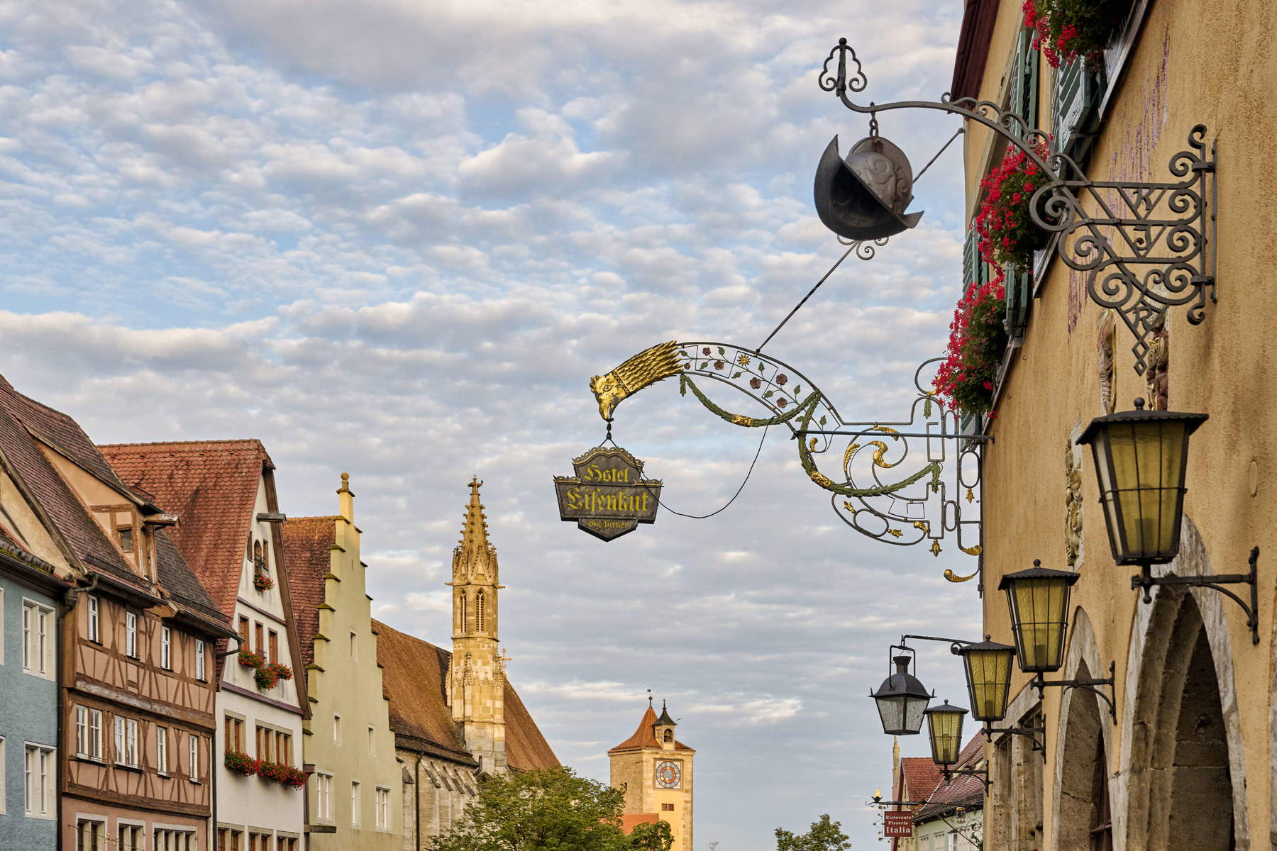 Centre historique de Rothenburg ob der Tauber. Photo : Office national allemand du tourisme / Florian Trykowski
