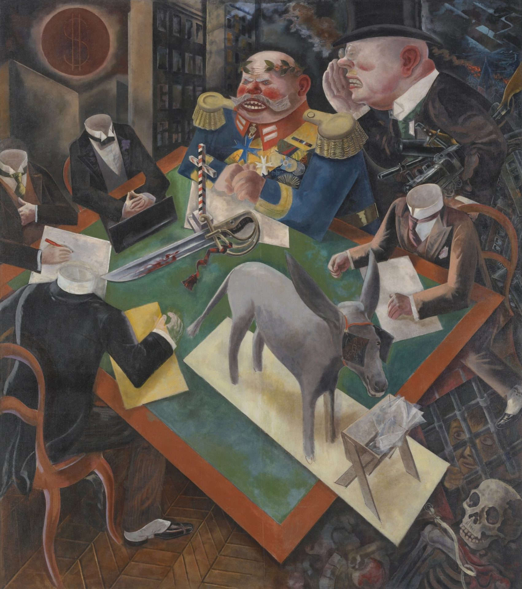 George Grosz, Sonnenfinsternis (1926; Öl auf Leinwand, 207,3 &times; 182,6 cm; Huntington, Heckscher Museum of Art)