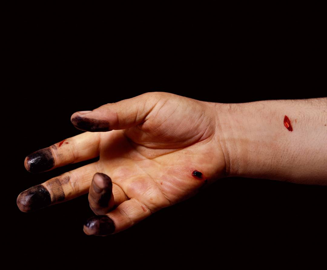 Andres Serrano, *Knifed to Death*, from the series *The Morgue* (1992)