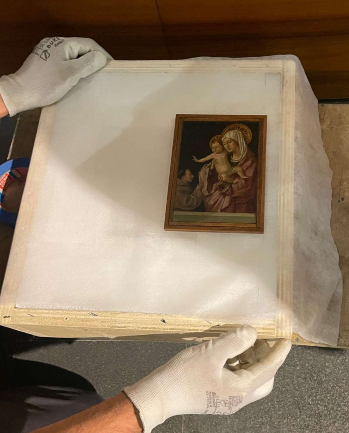 The stolen double-sided panel by Antonello da Messina. Photo: Accascina Regional Museum in Messina