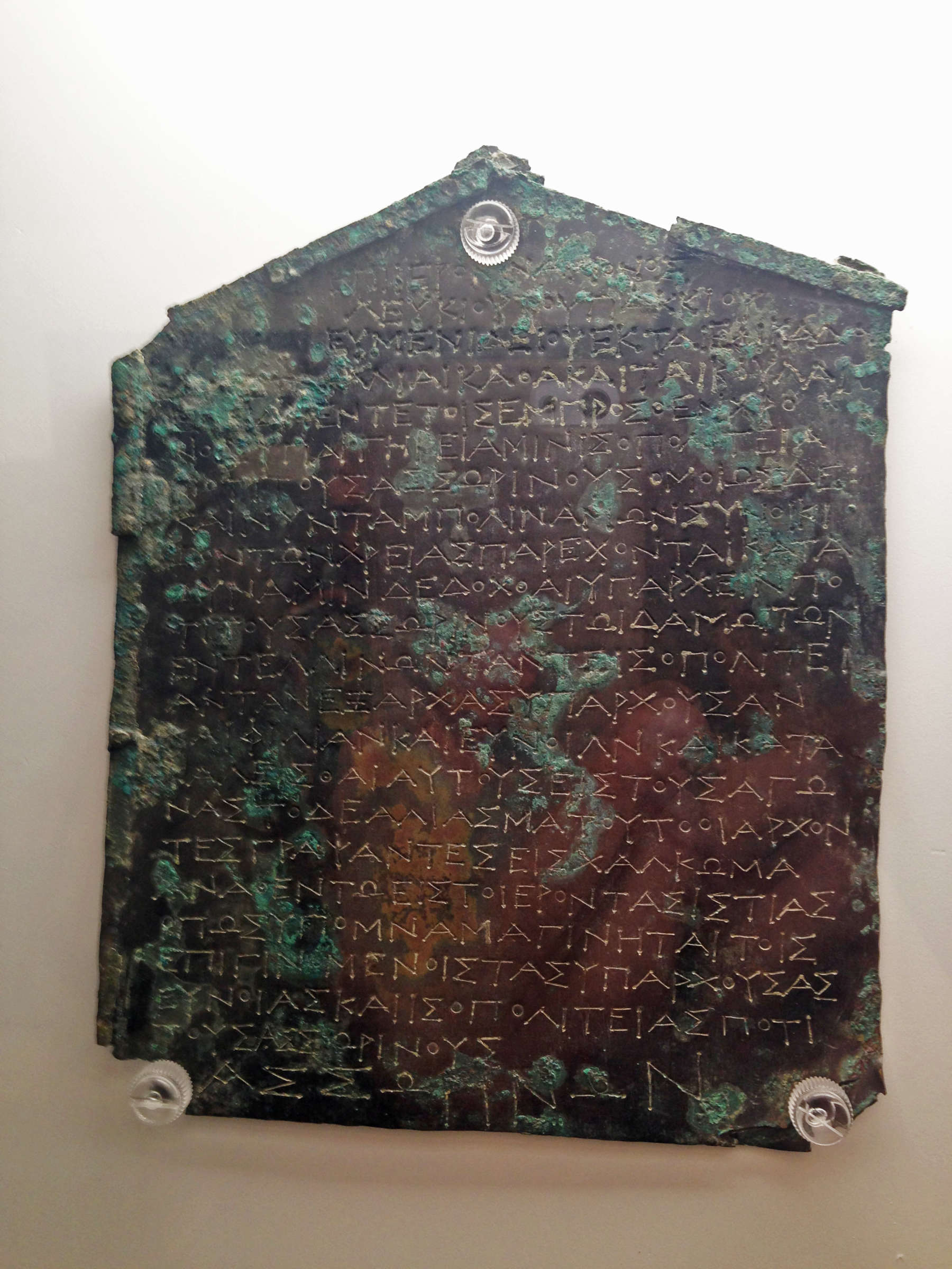 Decree C1 of Entella (Palermo, Antonio Salinas Regional Archaeological Museum)