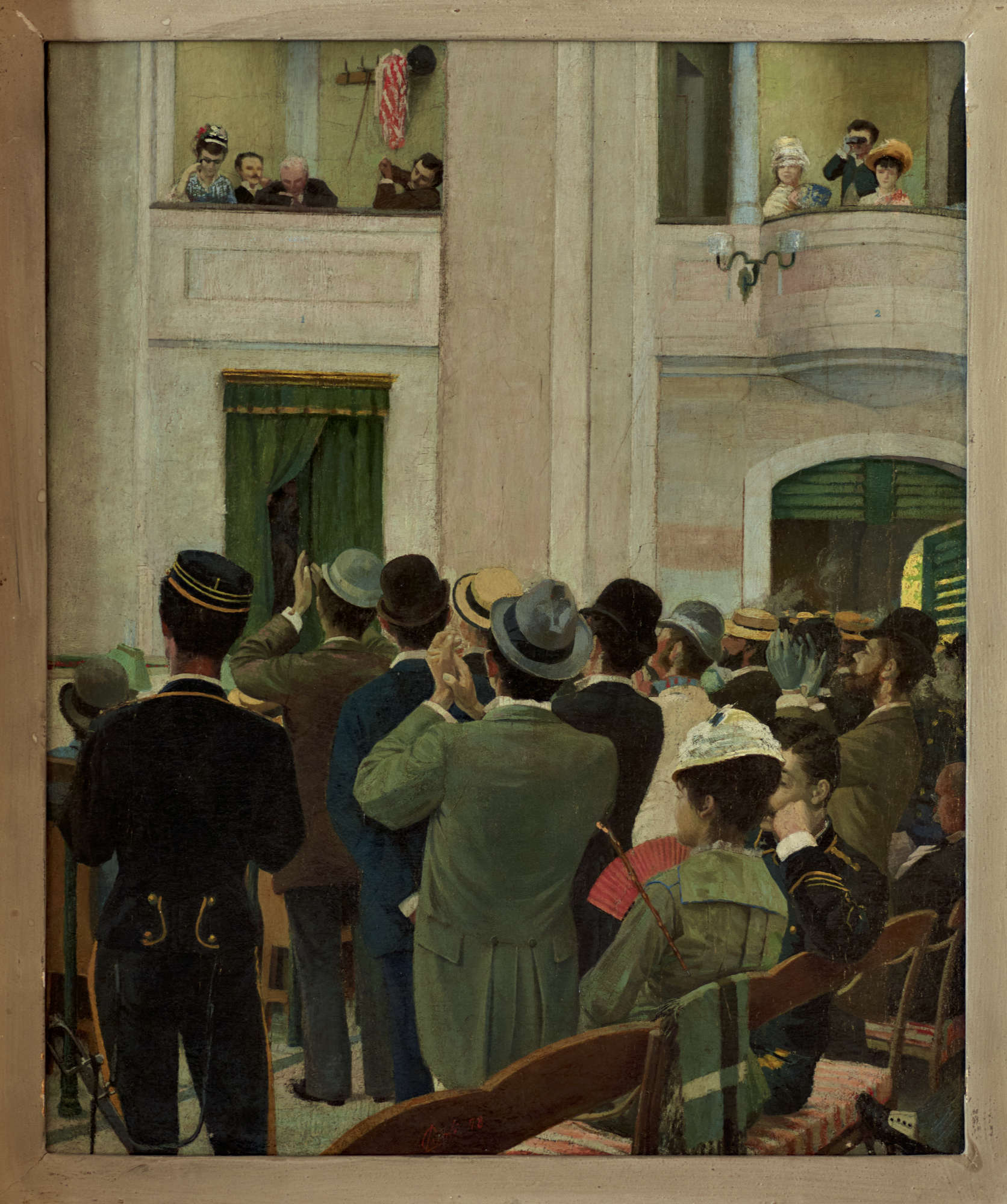Luigi Gioli, Die Arena von Pisa (1878; Öl auf Leinwand, 51 x 42 cm; Privatsammlung)