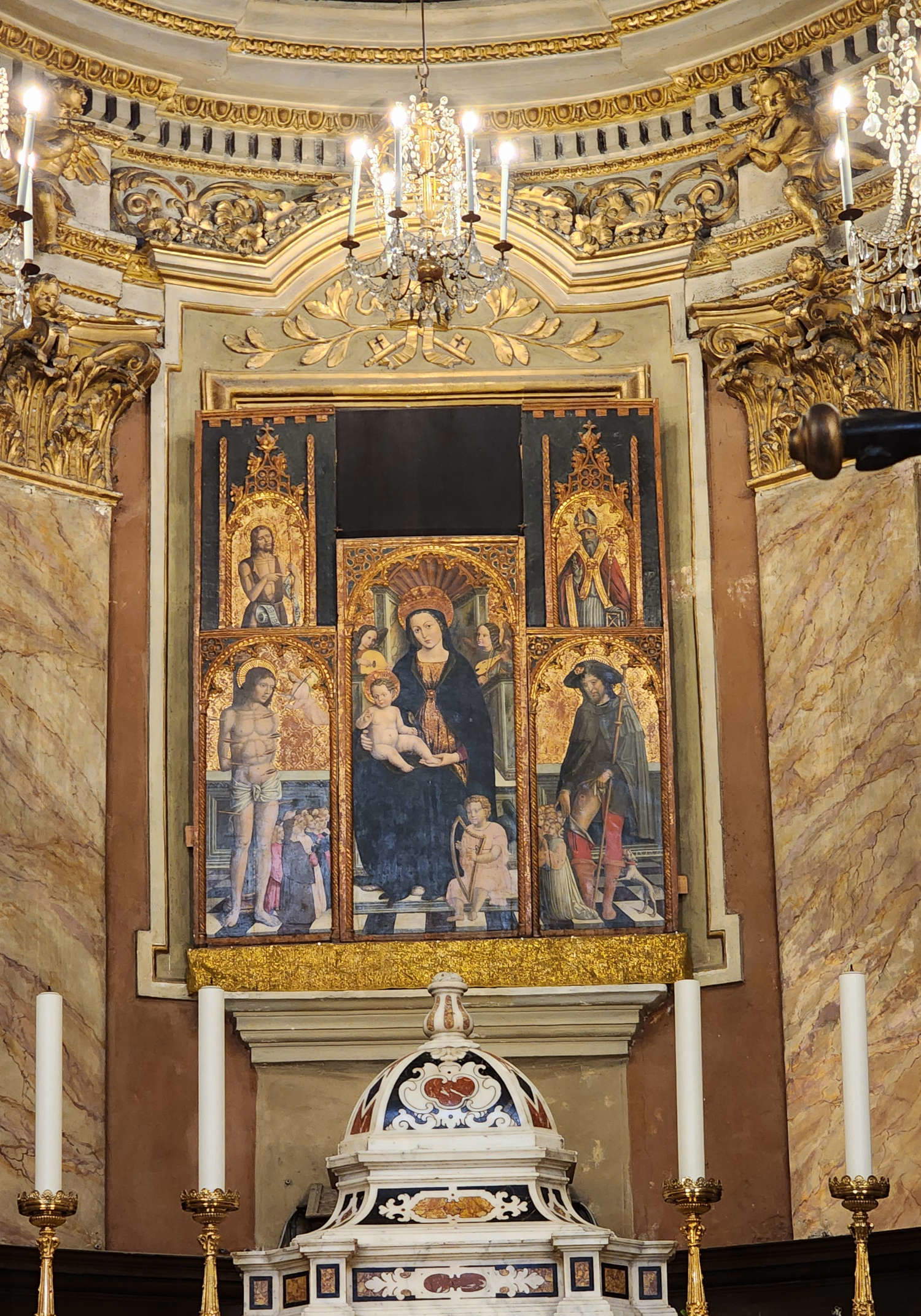 Polyptych from the workshop of Lorenzo Fasolo