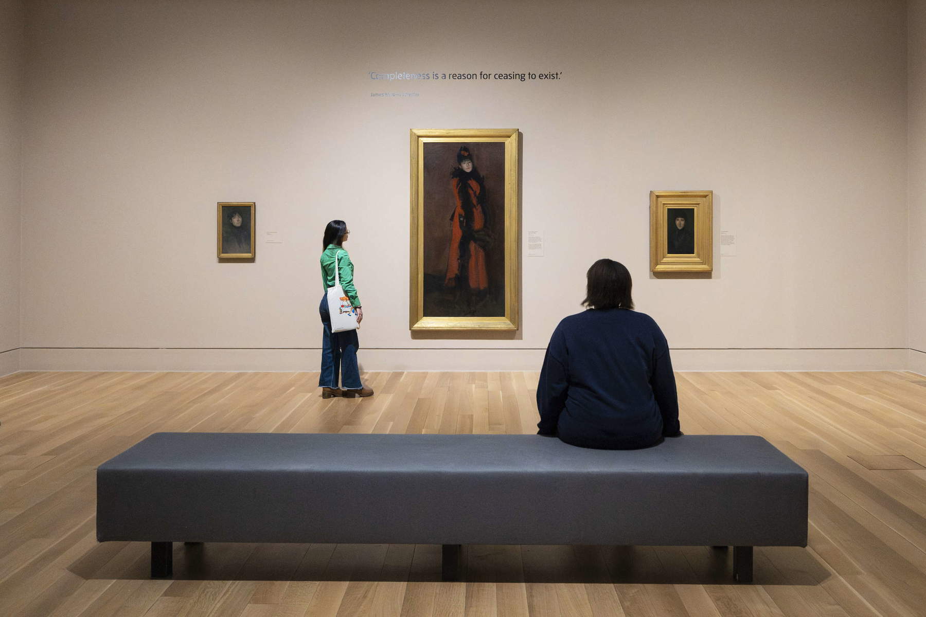 Exhibition displays for the James McNeill Whistler exhibition. Photo: Larina Fernandes &copy; Tate