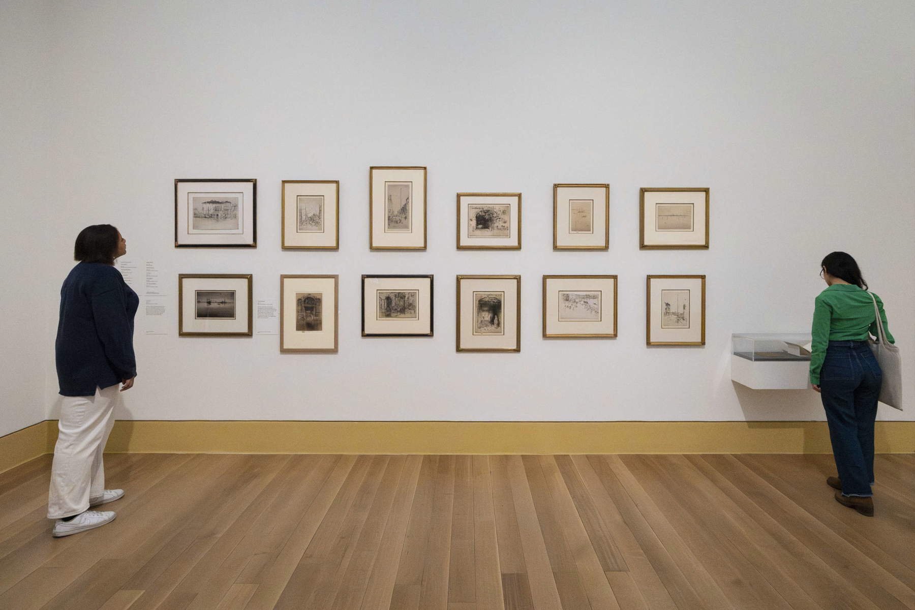 Exhibition displays for the James McNeill Whistler exhibition. Photo: Larina Fernandes &copy; Tate
