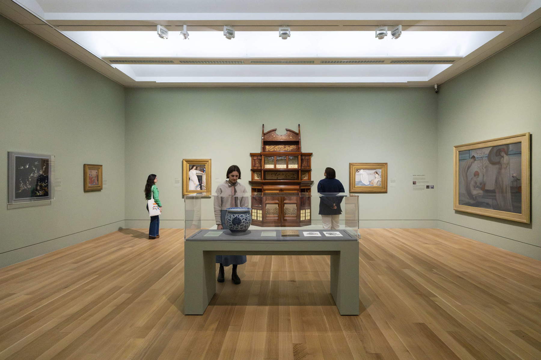 Exhibition displays for the James McNeill Whistler exhibition. Photo: Larina Fernandes &copy; Tate