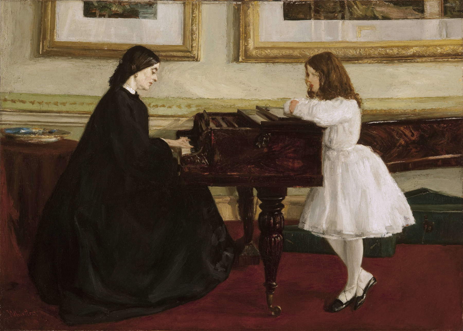 James Abbott McNeill Whistler, *On the Floor* (1858–1859; oil on canvas, 67.5 x 93.4 cm; Cincinnati, Taft Museum of Art)