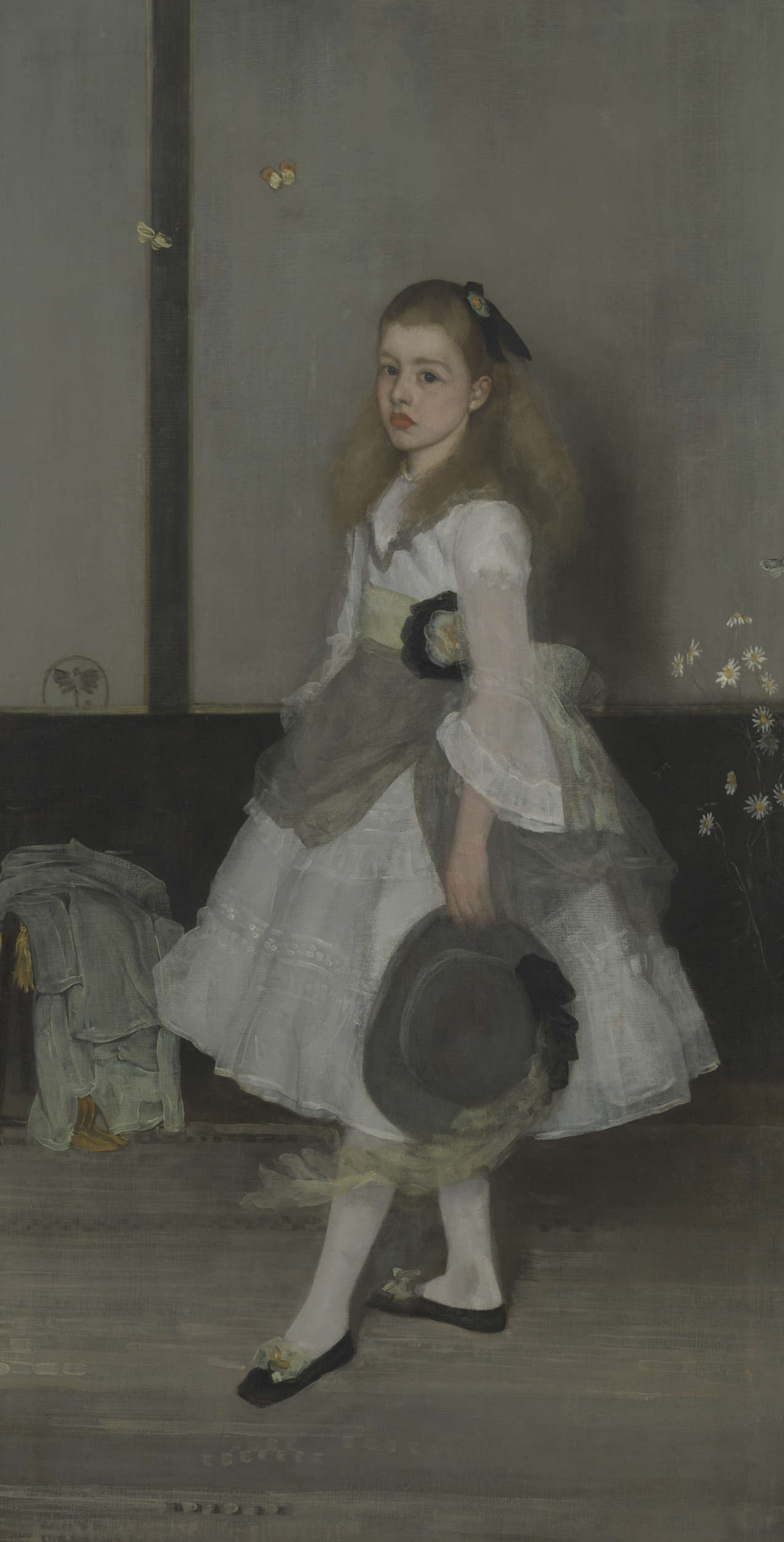 James Abbott McNeill Whistler, *Harmony in Gray and Green: Miss Cicely Alexander* (1872–1874; oil on canvas, 190.2 x 97.8 cm; London, Tate Britain)