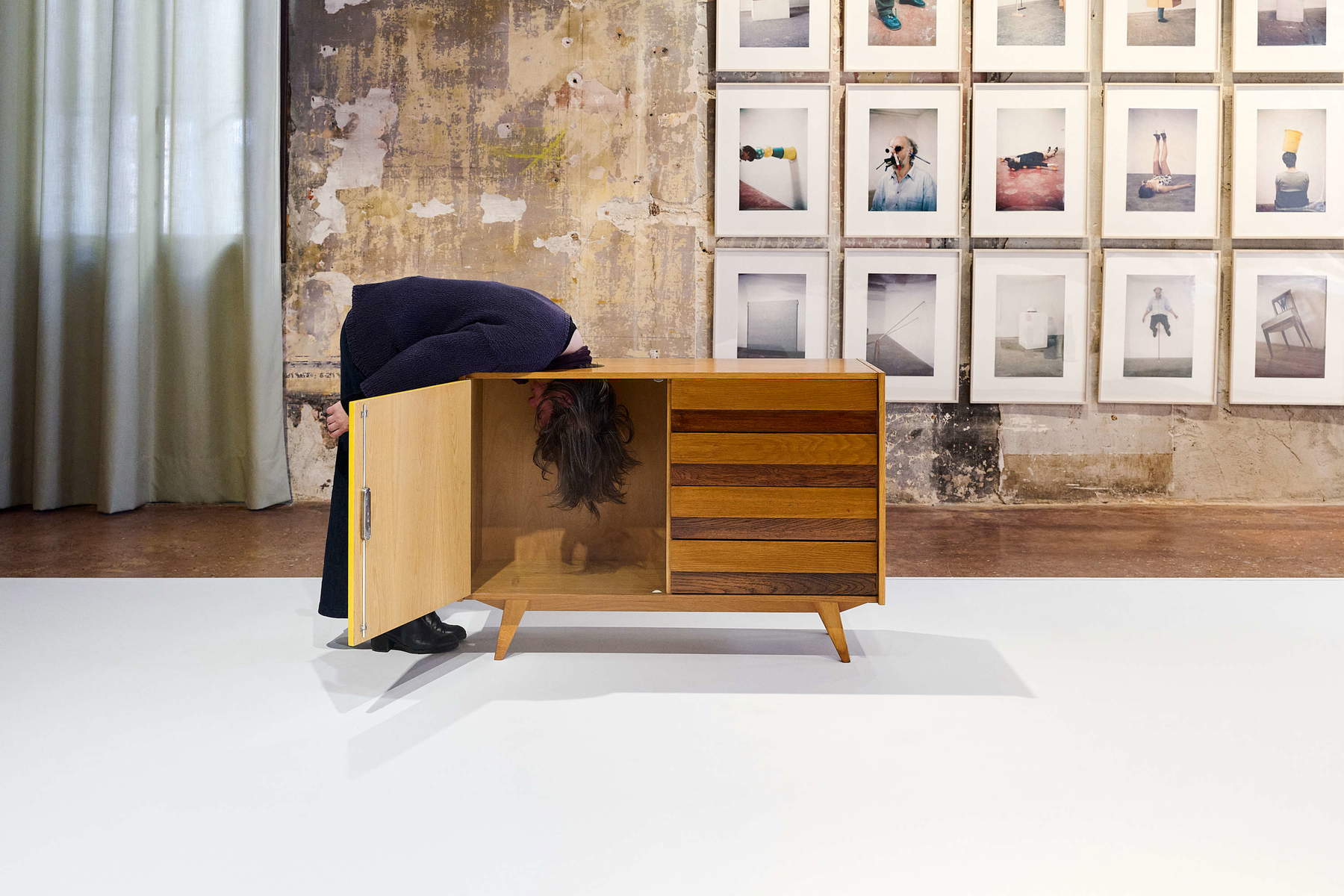 Exhibition installations from “Erwin Wurm: Dreamers.” Photo: Markus Gradwohl