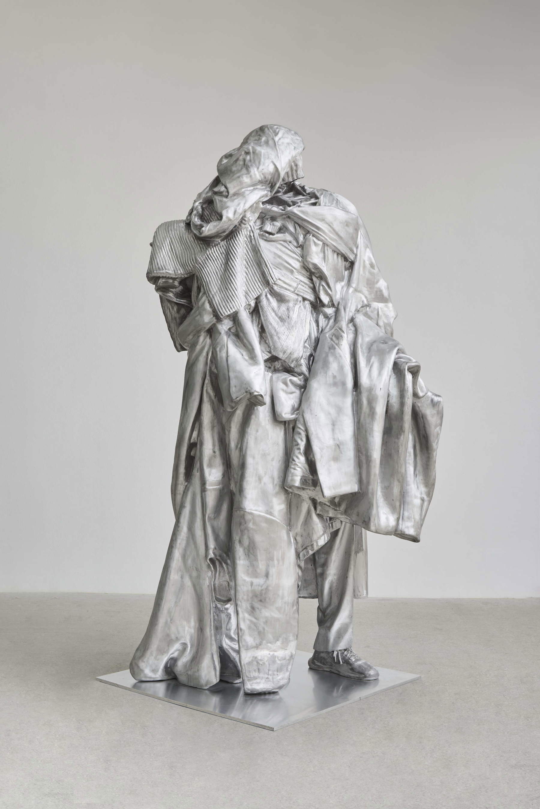 Erwin Wurm, Balzac (2023; aluminum, 320 x 163 x 133 cm). &copy; Erwin Wurm, Bildrecht, Vienna 2026. Photo: Markus Gradwohl